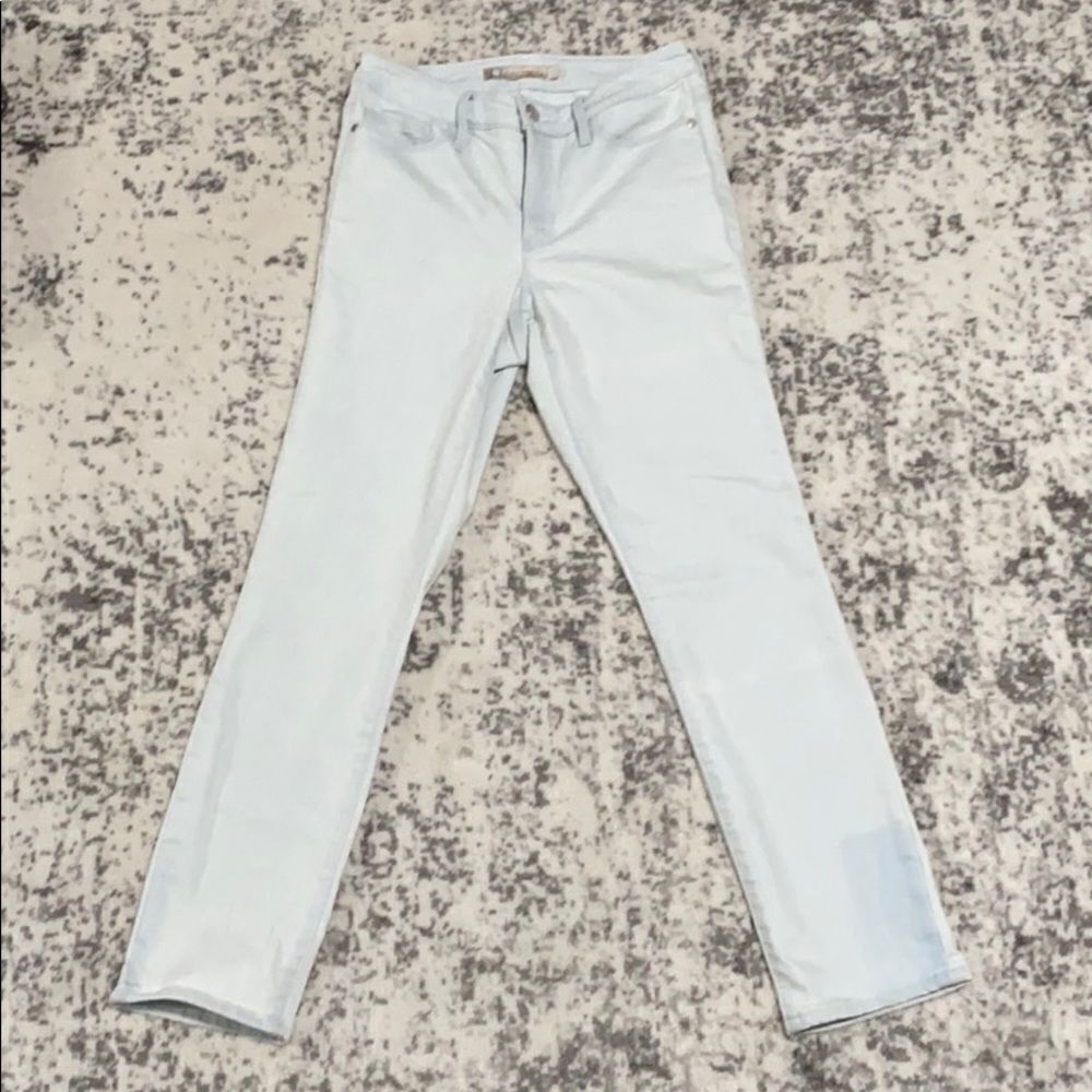 Athleta sculptek light blue skinny jeans GUC size 4‎